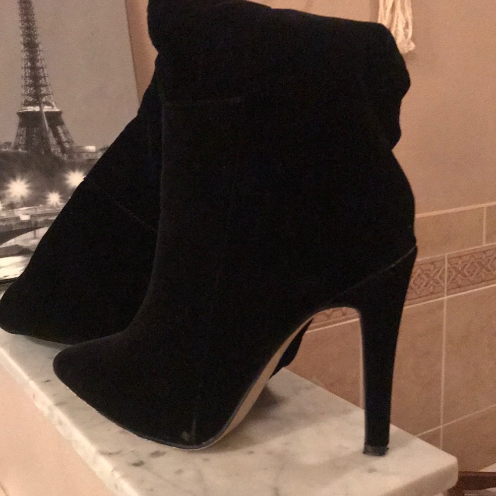 Thigh High Black Stiletto heel boots
